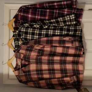 Choice of Plaid Flannel Shirts